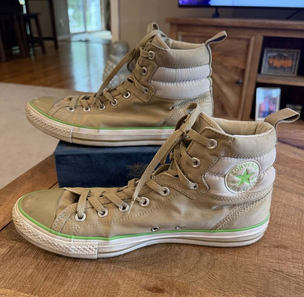 Converse Chuck Taylor All Star High Street Fold Down Green Accent 140724F 11